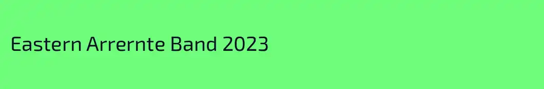 Eastern Arrernte Band 2023